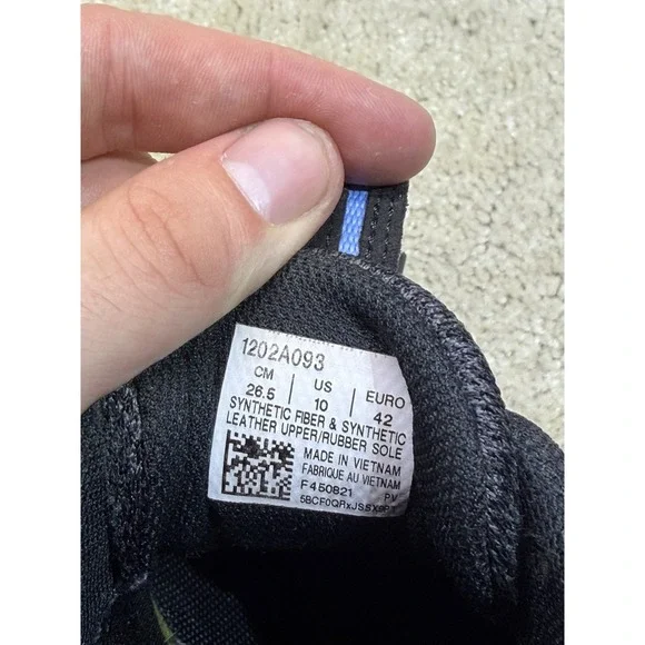 Asics Gel Quantum 90 Shoes Womens 10 Black Blue White Hiking Running Outdoor - Picture 9 of 9